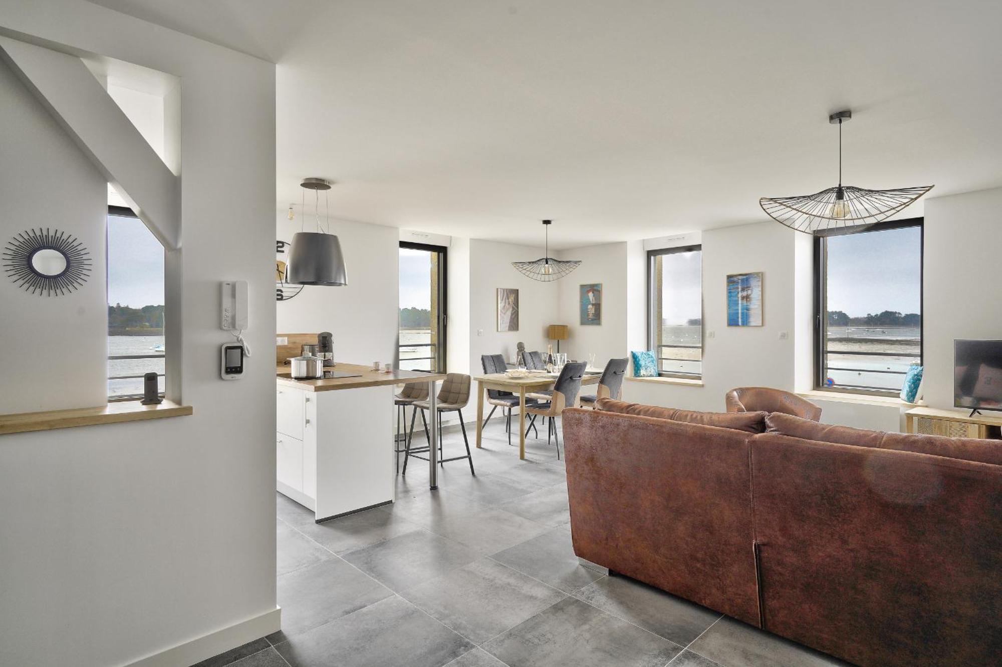 Appartement 4 Personnes Avec Vue Mer Île-Tudy エクステリア 写真