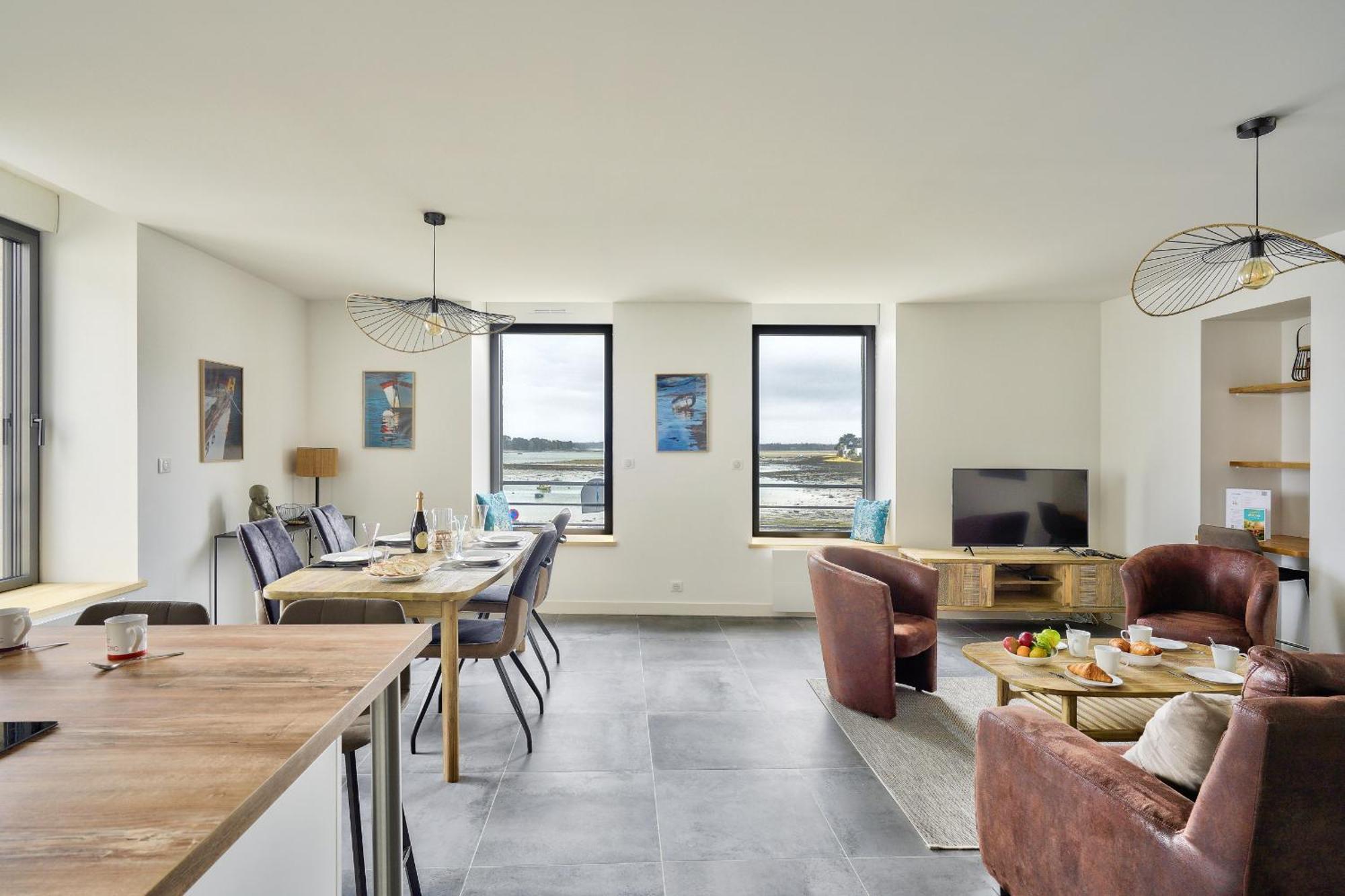 Appartement 4 Personnes Avec Vue Mer Île-Tudy エクステリア 写真